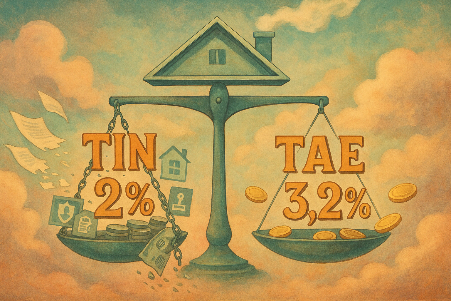 TIN vs TAE: La diferencia que puede costarte miles de euros en tu hipoteca