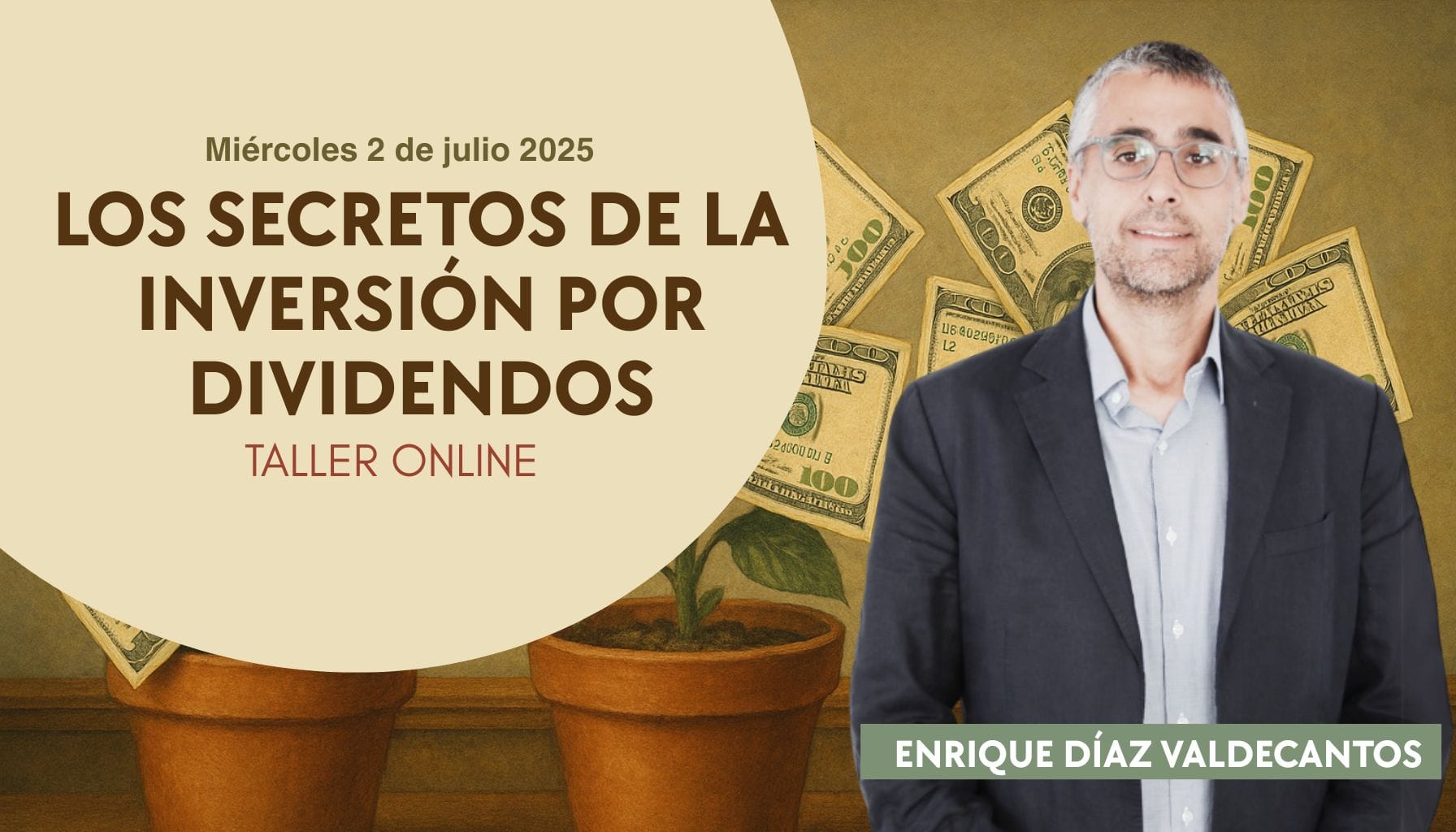 Taller online: "Los secretos de la inversión por dividendos"